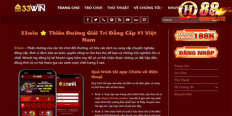 33win Khuyến Mãi